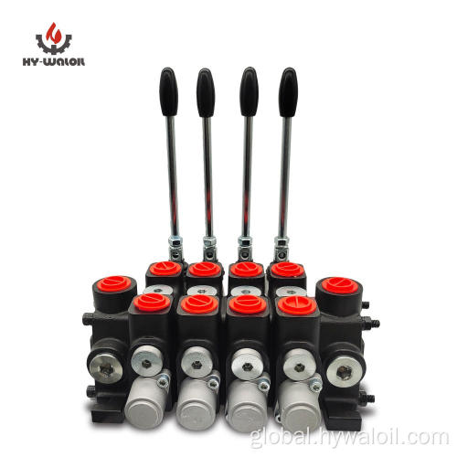 Sectional Control Spool Valve PC100 4 Spool Hydraulic Sectional Directional Control Valve Manufactory